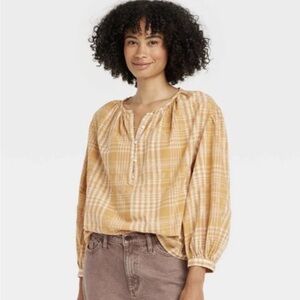 Universal Thread, Women Plaid Top